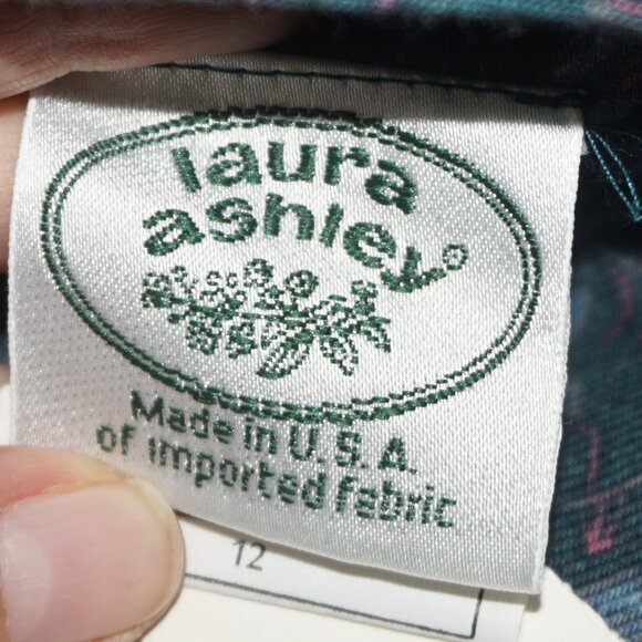 Vintage 80s Laura Ashley Floral Dress - Picture 7 of 13